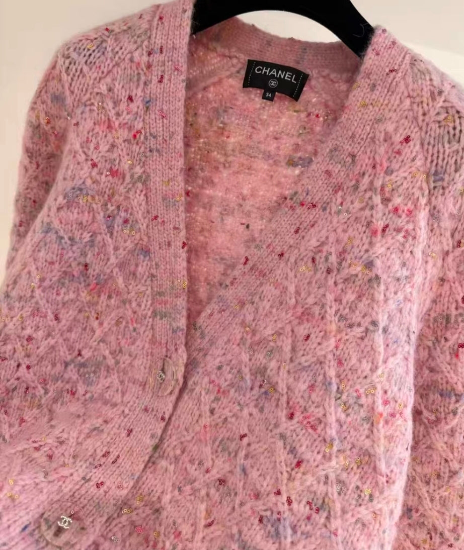 Cardigan en alpaga Chanel