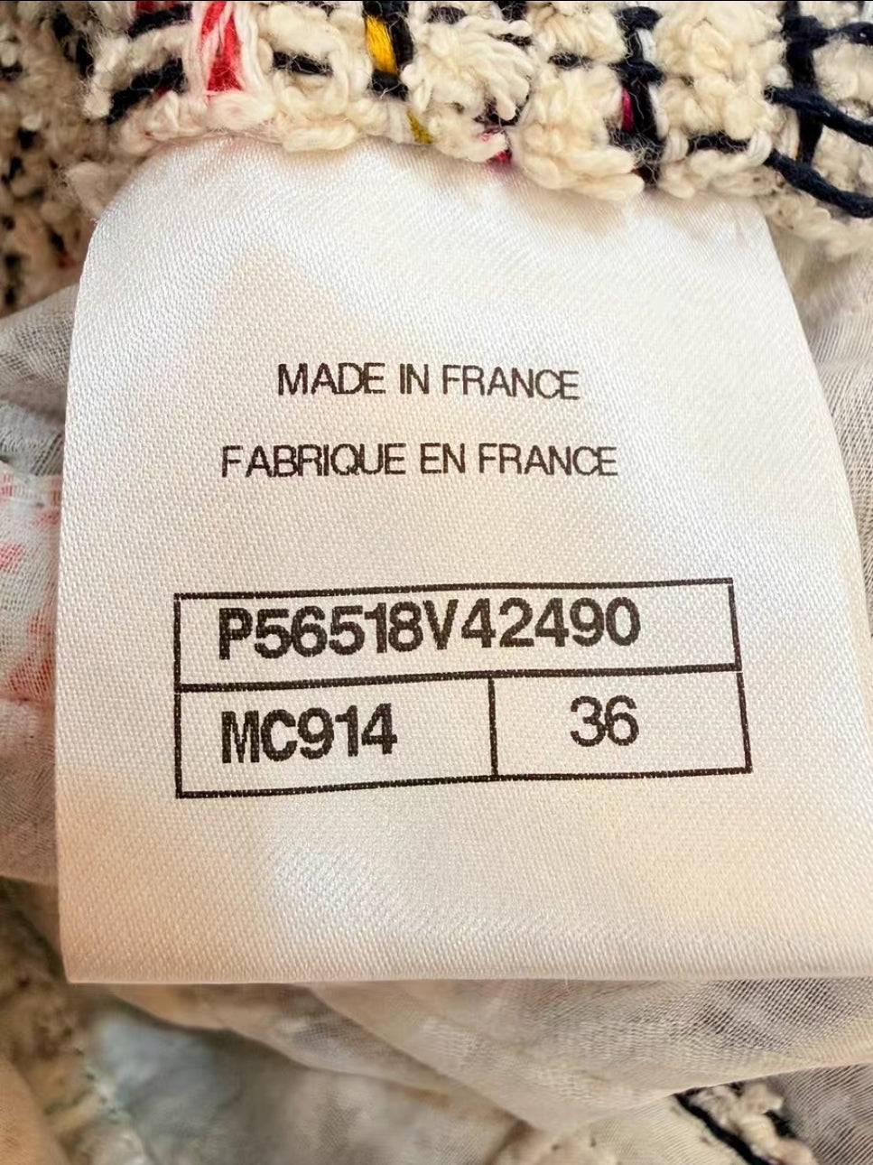 Veste chanel collection 2017