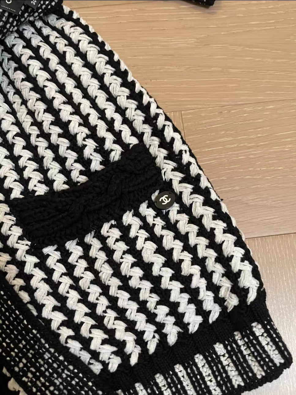 Cardigan chanel en coton