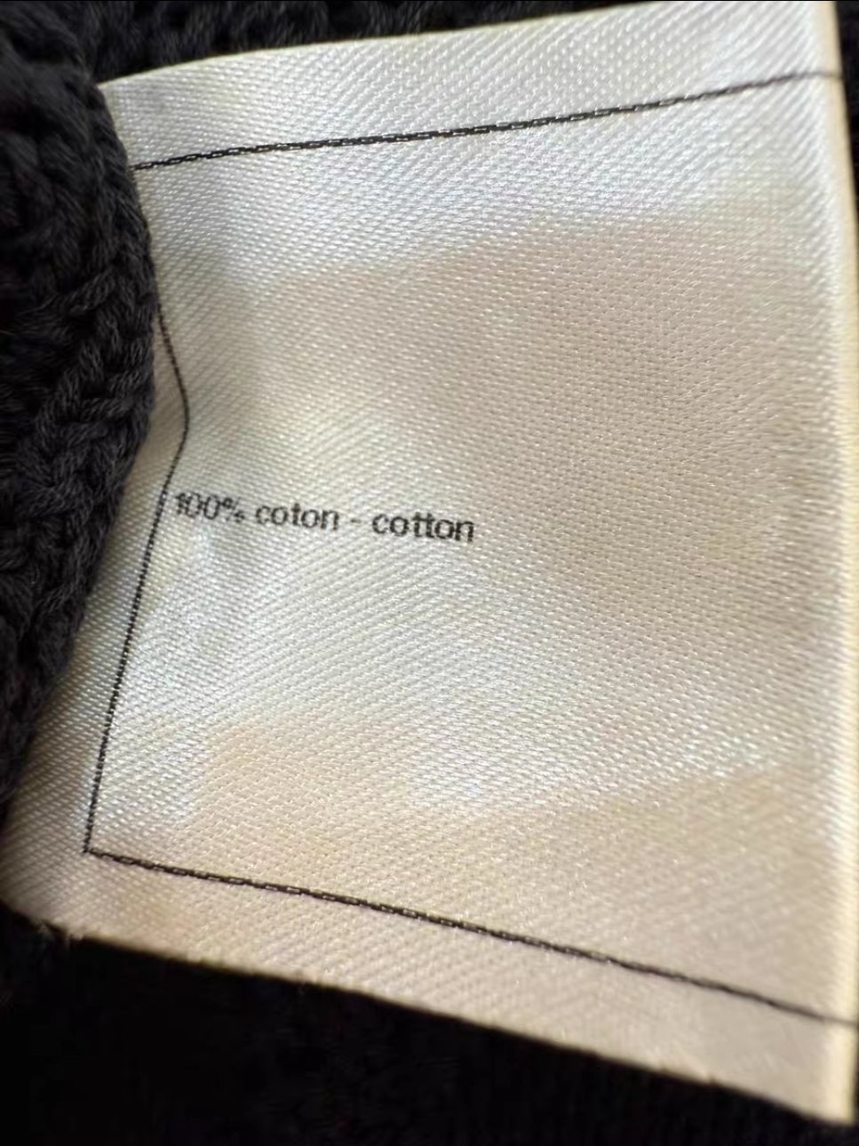 Cardigan en coton chanel