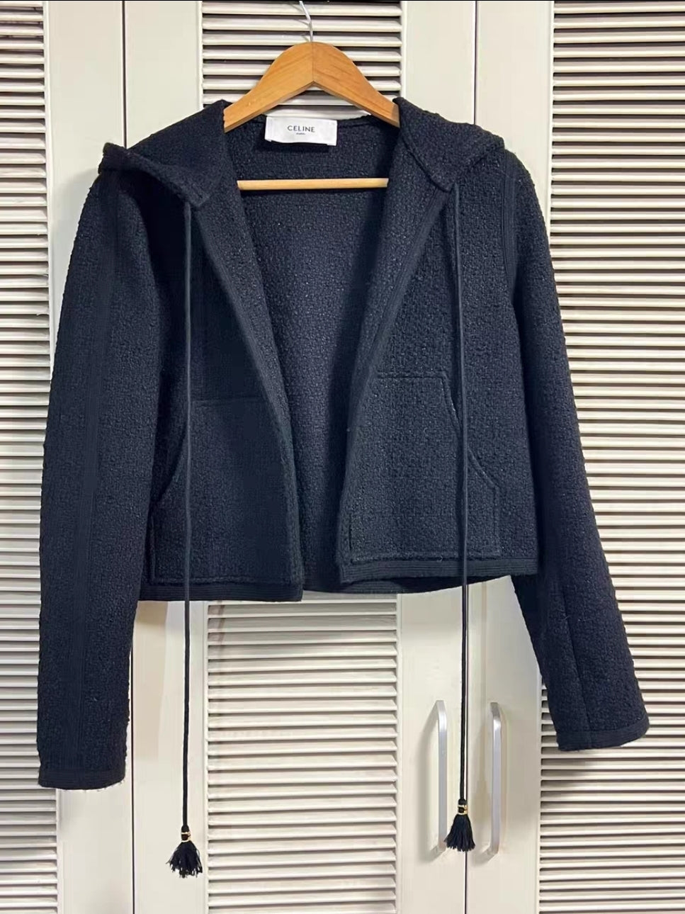 Celine veste en laine mélangé