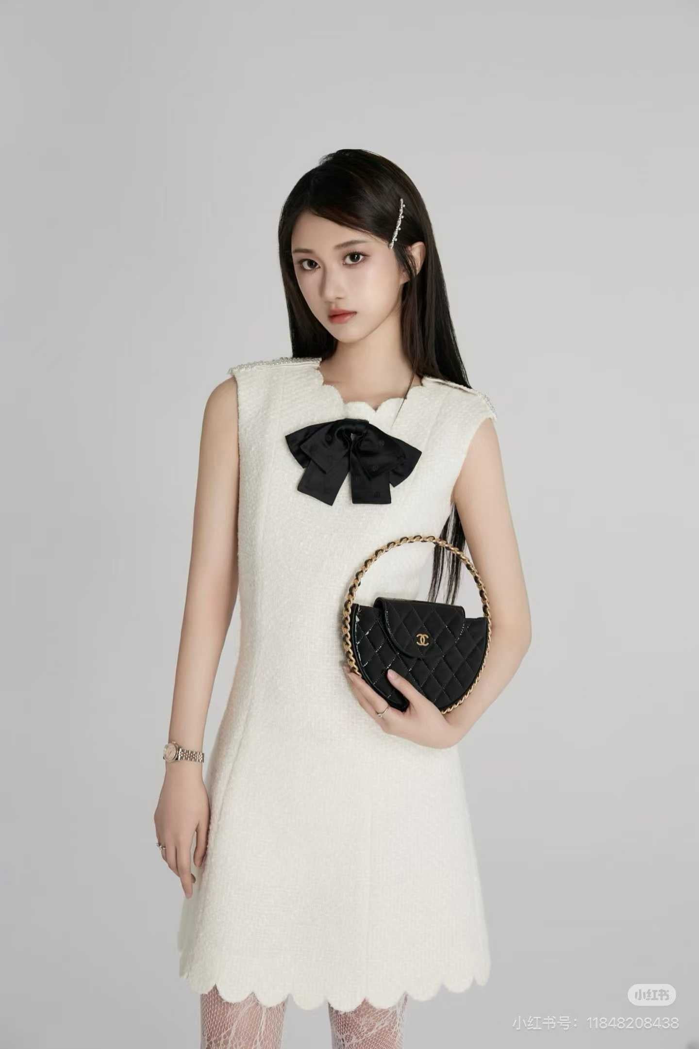 Chanel robe tweed 20k