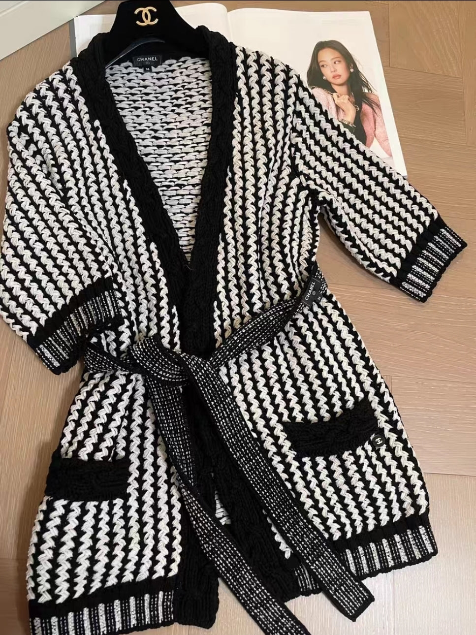 Cardigan chanel en coton