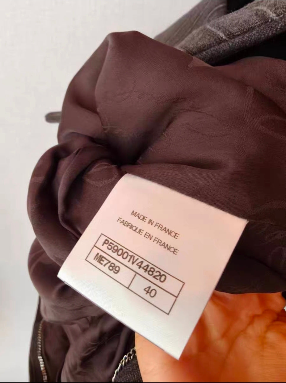 Chanel veste en cachemire