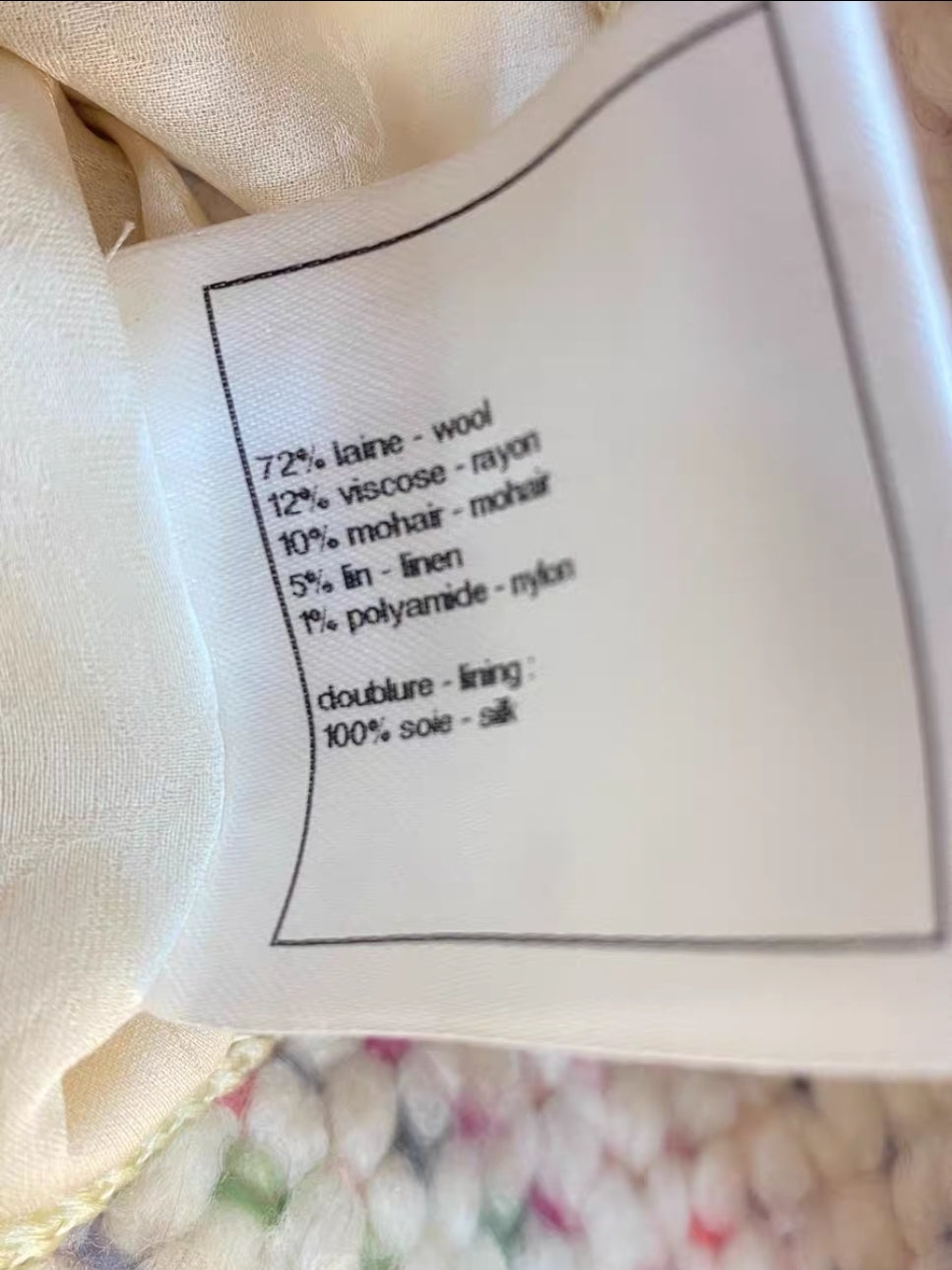 Chanel blazer courte